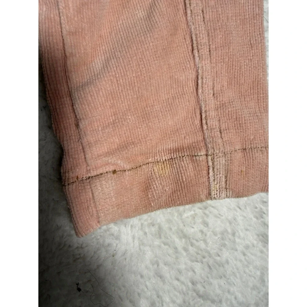 Plush‎ Corduroy Blazer Womens Medium Pink Good Button Front Vintage Style Jacket